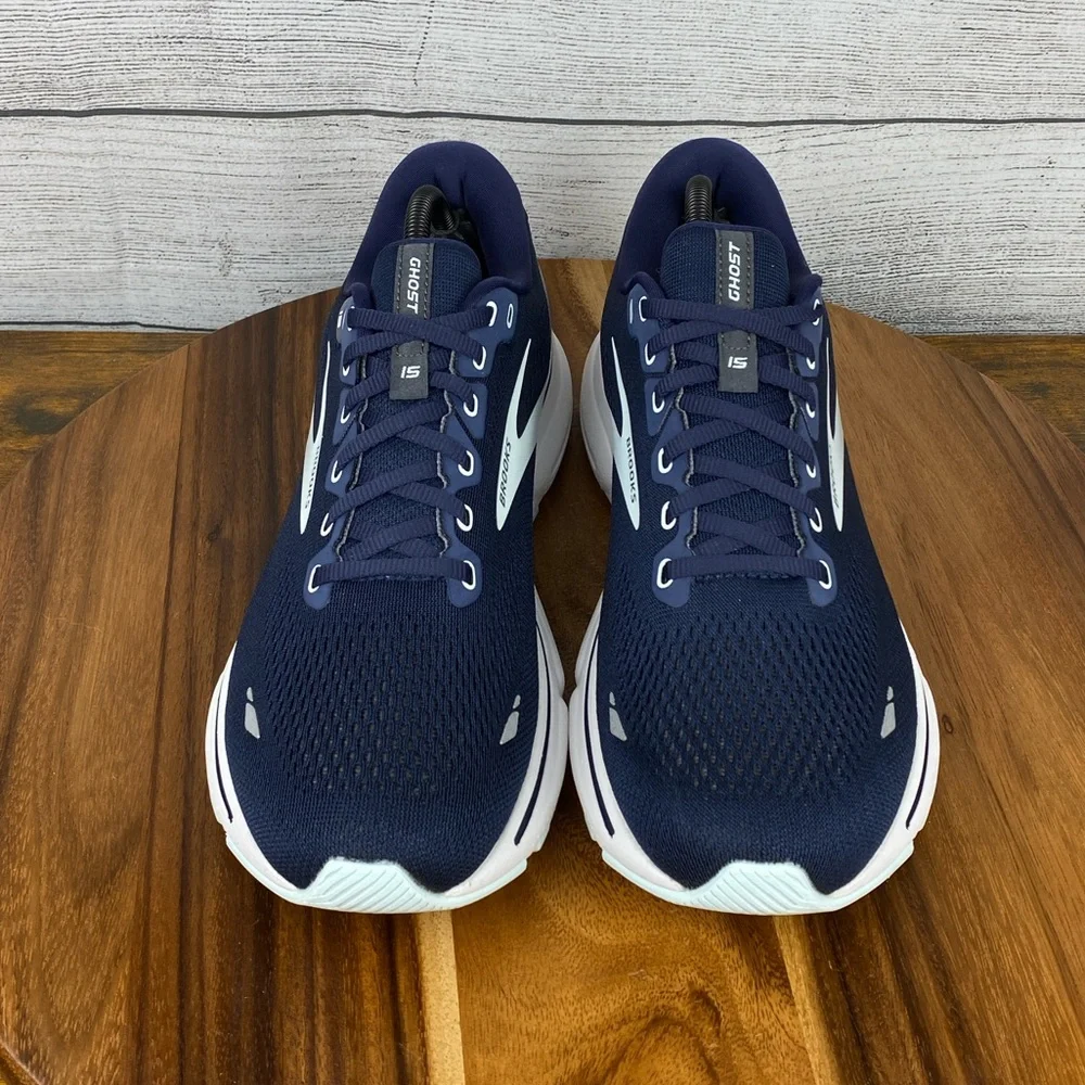 Brooks Ghost 15 Peacoat Pearl Salt Air Running Shoes 1203801B450 Women Size 11.5